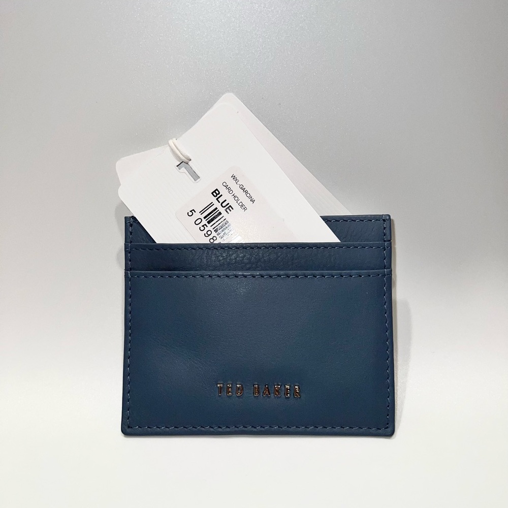 Ted Baker London Garcina Card Holder - Dark Blue - BRAND NEW